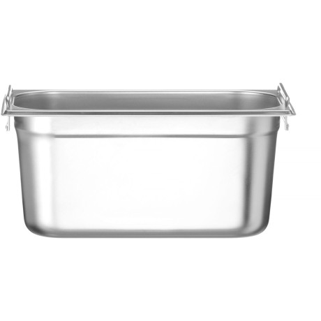 Nádoba GN 1/3, sklopné rukojete, HENDI, Profi Line PLUS, GN 1/3, 5,7L, Stříbrná, 325x176x(H)150mm