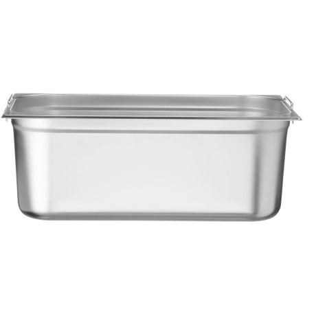 Nádoba GN 1/1, sklopní rukojete, HENDI, Profi Line PLUS, GN 1/1, 28L, Stříbrná, 530x325x(H)200mm