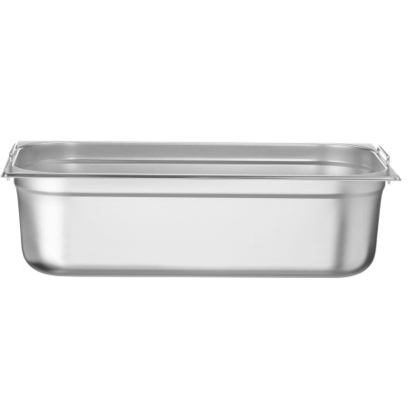 Nádoba GN 1/1, sklopní rukojete, HENDI, Profi Line PLUS, GN 1/1, 21L, Stříbrná, 530x325x(H)150mm