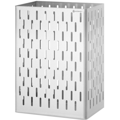 Koš na papírové ručníky, HENDI, 60L, Stříbrná, 350x270x(H)550mm