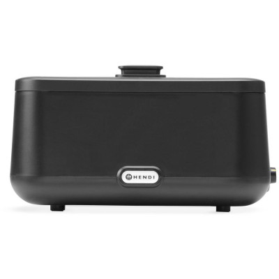 Chafing dish UNIQ, analogové ovládání, HENDI, GN 2/3, Černá, 230V/500W, 403x454x(H)248mm
