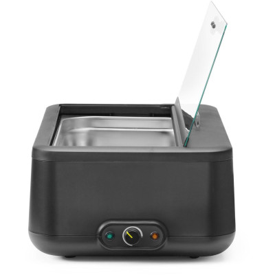 Chafing dish UNIQ, analogové ovládání, HENDI, GN 2/3, Černá, 230V/500W, 403x454x(H)248mm