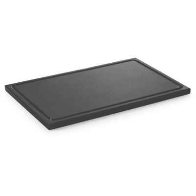Deska na krájení HACCP GN 1/1, HENDI, Černá, 530x325mm, Obdélníkové