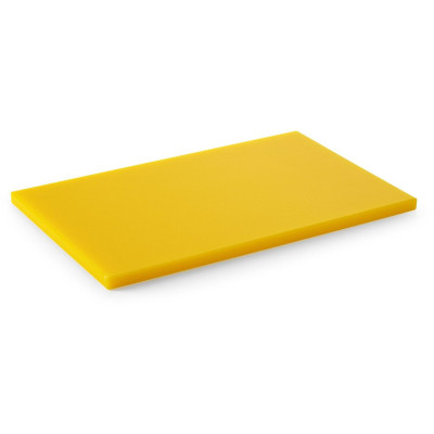 Deska na krájení HACCP GN 1/1, HENDI, Žlutá, 530x325mm, Obdélníkové