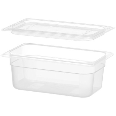 Nádoba GN 1/4, HENDI, Kitchen Line, GN 1/4, 2,4L, Průhledná, 265x160x(H)100mm