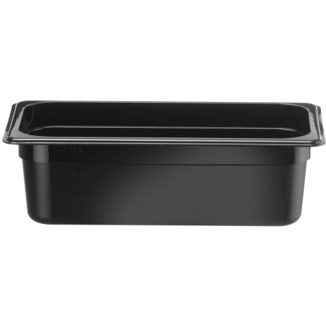 Nádoba GN 1/3, HENDI, Kitchen Line, GN 1/3, 3,4L, Černá, 325x175x(H)100mm