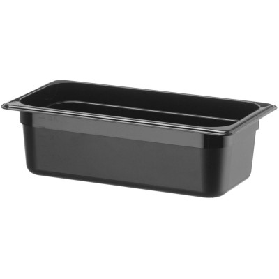 Nádoba GN 1/3, HENDI, Kitchen Line, GN 1/3, 3,4L, Černá, 325x175x(H)100mm