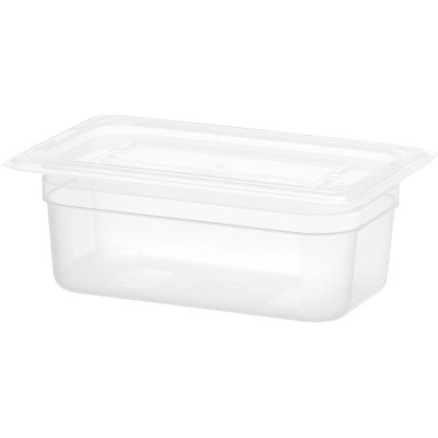 Víko pro GN nádoby, HENDI, Kitchen Line, GN 1/4, Průhledná, 265x162mm