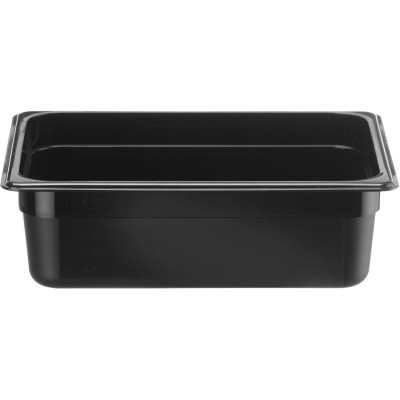 Nádoba GN 1/2, HENDI, Kitchen Line, GN 1/2, 5,7L, Černá, 325x265x(H)100mm