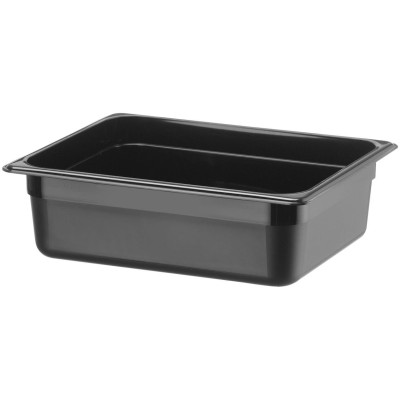 Nádoba GN 1/2, HENDI, Kitchen Line, GN 1/2, 5,7L, Černá, 325x265x(H)100mm