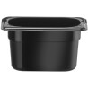 Nádoba GN 1/9, HENDI, Kitchen Line, GN 1/9, 0,8L, Černá, 175x107x(H)100mm