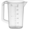 Odměrka, HENDI, Profi Line, 0,5L, ⌀90x90mm