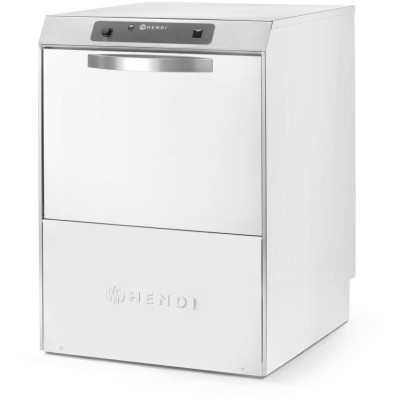 Myčka nádobí 50x50, elektronické ovládání, HENDI, Profi Line, Stříbrná, 400V/4900W, 582x610x(H)822mm