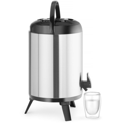 Dávkovač nápojů, HENDI, 13,8L, Stříbrná, 292x266x(H)490mm
