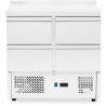 Chladicí pult, 4 zásuvky, Arktic, 97L, Stříbrná, 230V/220W, 900x700x(H)908mm