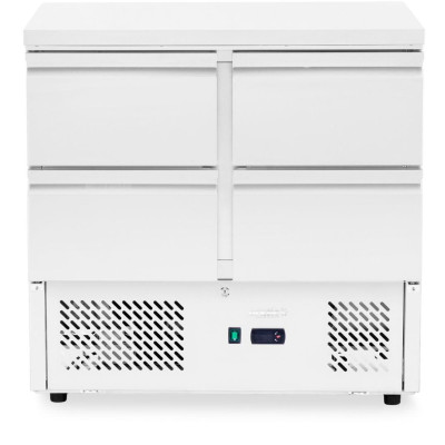 Chladicí pult, 4 zásuvky, Arktic, 97L, Stříbrná, 230V/220W, 900x700x(H)868mm