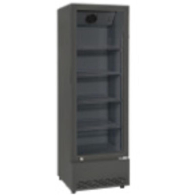 Chladící vitrína s prosklenými dveřmi, Arktic, 158L, Černá, 230V/290W, 540x540x(H)1527mm