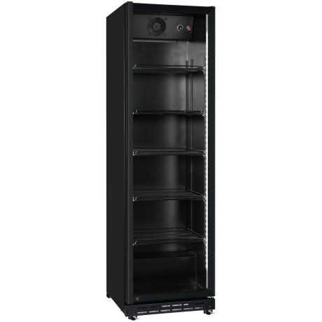Chladnička do baru, jedny dveře, Arktic, 5 polic, 360L, Černá, 230V/250W, 578x605x(H)1990mm