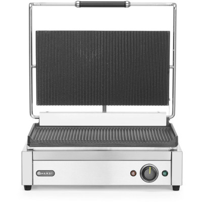Kontaktní gril, kebab XL, HENDI, Stříbrná, 220-240V/3000W, 508x458x(H)234mm, Obdélníkové