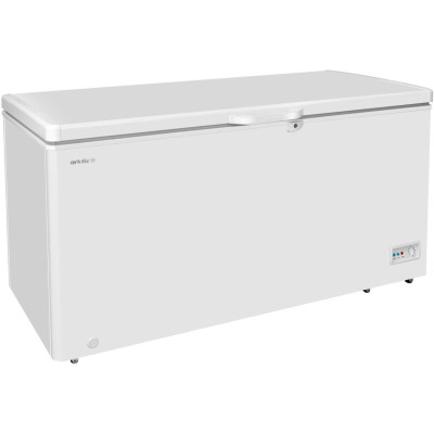 Pultový mrazák, Arktic, 2 koše, 412L, Bílá, 230V/110W, 1580x770x(H)870mm