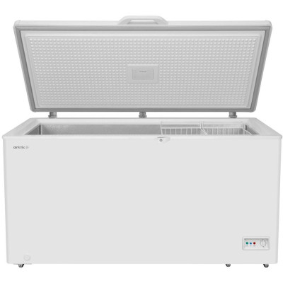 Pultový mrazák, Arktic, 2 koše, 412L, Bílá, 230V/110W, 1580x770x(H)870mm