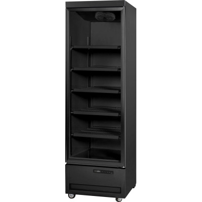 Chladící vítrína, Arktic, 371L, Černá, 230V/350W, 745x745x(H)2100mm