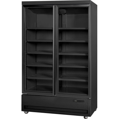 Chladící vítrína, Arktic, 697L, Černá, 230V/420W, 1290x755x(H)2023mm