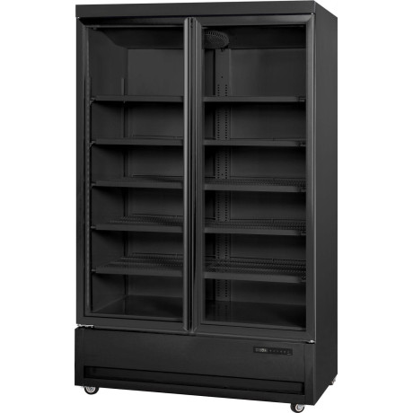Chladící vítrína, Arktic, 697L, Černá, 230V/420W, 1290x755x(H)2023mm