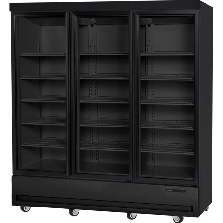Chladící vítrína, Arktic, 1075L, Černá, 230V/550W, 1920x755x(H)2100mm
