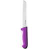 Nůž na chléb, 200 mm, HACCP, HENDI, Profi Line, Fialová, (L)340mm