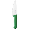 Kuchařský nůž, 160 mm, HACCP, HENDI, Profi Line, Zelená, (L)293mm