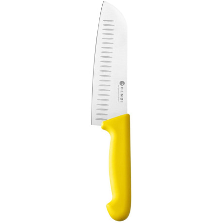 Santoku nůž, 180 mm, HACCP, HENDI, Profi Line, Žlutá, (L)295mm