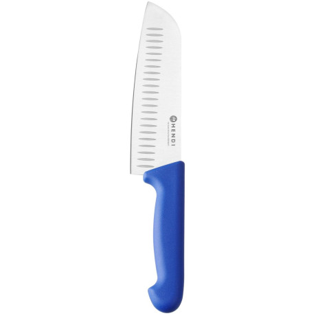 Santoku nůž, 180 mm, HACCP, HENDI, Profi Line, Modrá, (L)295mm