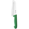 Santoku nůž, 180 mm, HACCP, HENDI, Profi Line, Zelená, (L)295mm