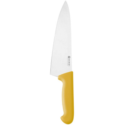 Kuchařský nůž, 250 mm, HACCP, HENDI, Profi Line, Žlutá, (L)383mm