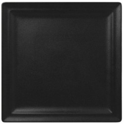 RAK Talíř mělký čtvercový 30 cm, černá | RAK-NFCLSP30BK