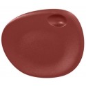 RAK Talíř s důlkem 31 × 26,5 cm, tmavě červená | RAK-NFNBFP31DR
