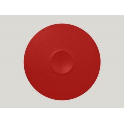 RAK Talíř mělký s důlkem 30 cm, světle červená | RAK-NFMRFP30BR