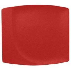 RAK Talíř mělký čtvercový 32 × 29 cm, červená | RAK-NFMZSP32BR