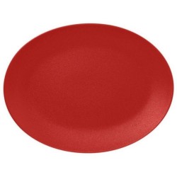 RAK Talíř oválný 36 × 27 cm, světle červená | RAK-NFNNOP36BR