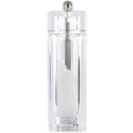 Chacha mlýnek na sůl, transparetní, 15 cm