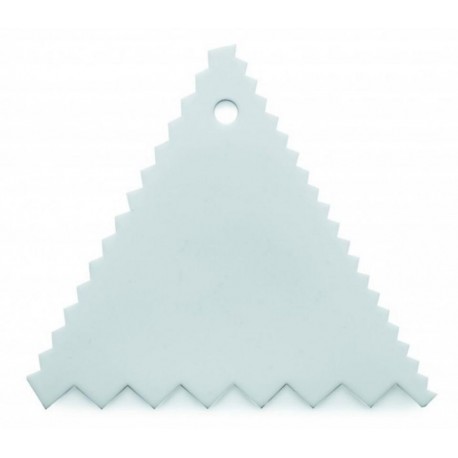 Karta plastová trojúhelníková 90 mm