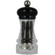 HIP HOP mlýnek na pepř, transparentní černý, 11cm