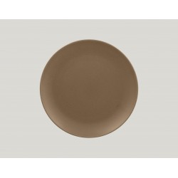 RAK Genesis talíř mělký pr. 24 cm, hnědá | RAK-GNNNPR24CR