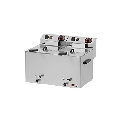 FE-77V Fritéza elektrická 8+8l s výpustí