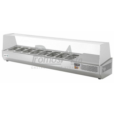 Pizza chladící pultová vitrína Asber GV-180 (GN1/4)