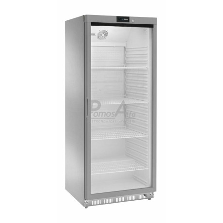 Skříň chladící AKD 600RG SS 580 L nerez/sklo