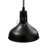 Infra lampa závěsná - černá 29 cm