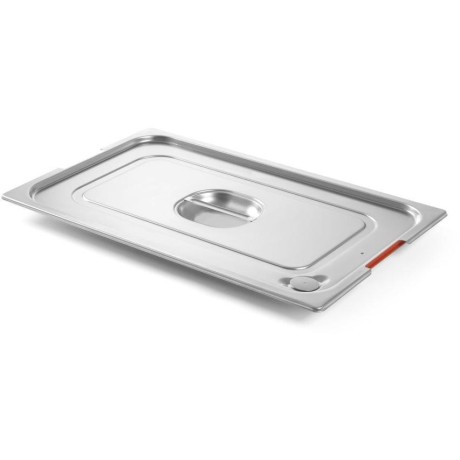 Víko gastronádoby se silikonovým těsněním a výřezem pro ucha, GN 1/1, 530x325mm