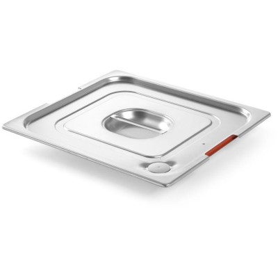 Víko gastronádoby se silikonovým těsněním a výřezem pro ucha, GN 2/3, 354x325mm